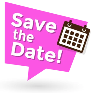 Save the Date graphic